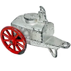 Vintage Barclay Manoil Water Pump Wagon Vehicle US-72 Hollow Cast Lead Toy 1930s